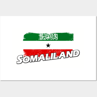 Somaliland flag Posters and Art